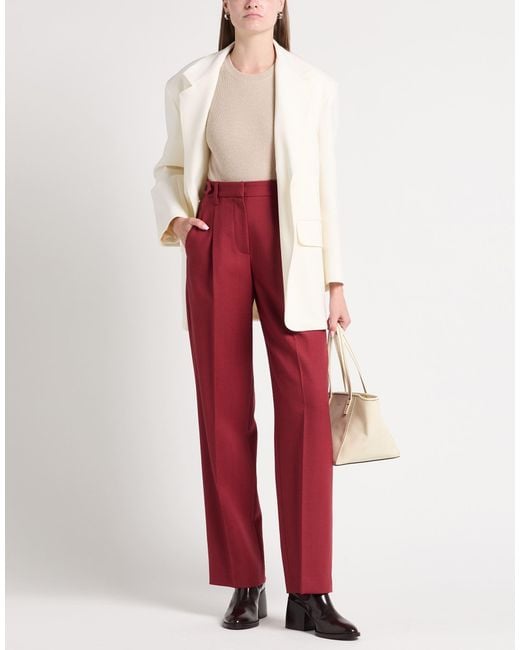 Brunello Cucinelli Red Pants