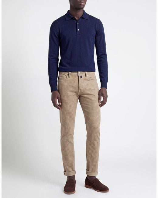 Tramarossa Natural Pants Cotton, Polyester, Elastane for men