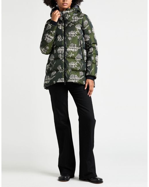 Herno Gray Puffer Polyester, Polyurethane, Ptfe