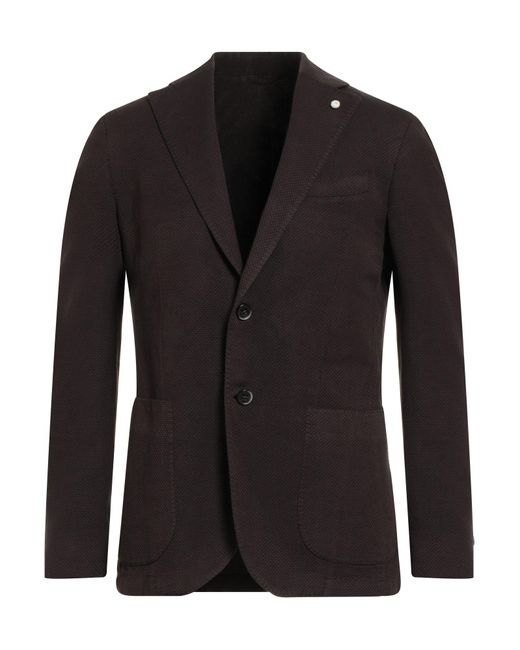 Blazer di Luigi Bianchi in Black da Uomo