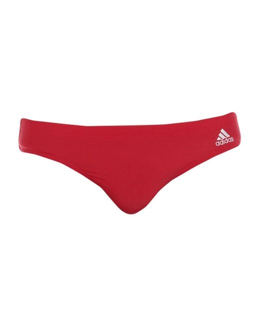 Adidas Red Swim Brief for men