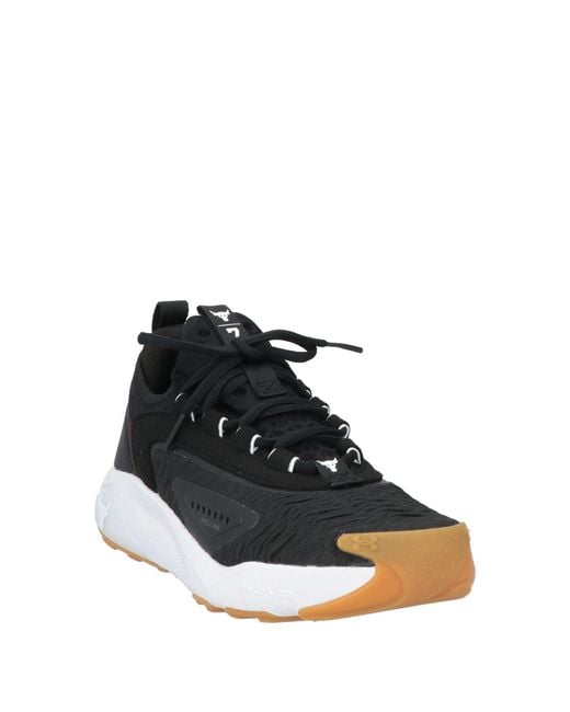 Under Armour Black Sneakers Textile Fibers, Synthetic Material