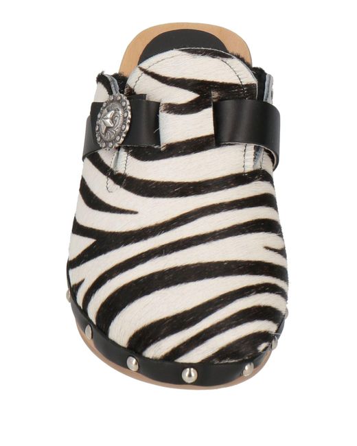 KATE CATE White Mules & Clogs