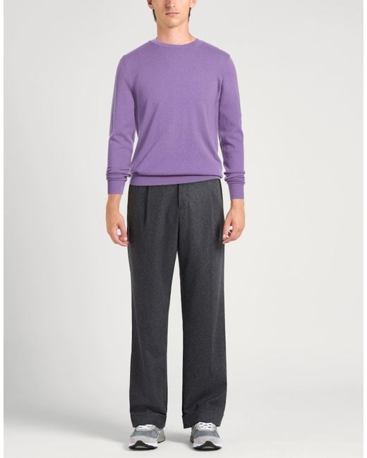 Pullover Kangra de hombre de color Purple
