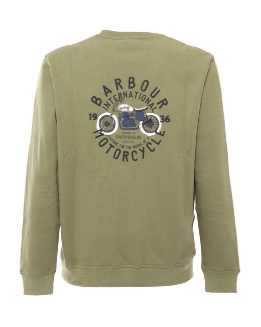 Barbour Sweatshirt in Green für Herren