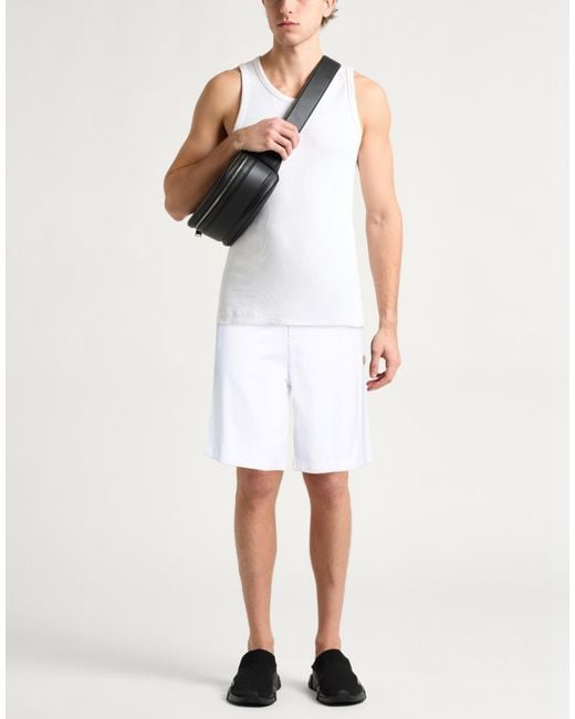 Versace Jeans Couture White Shorts & Bermuda Shorts for men