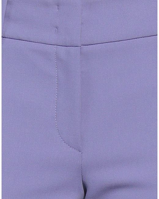 Windsor. Purple Pants Recycled Polyester, Viscose, Elastane