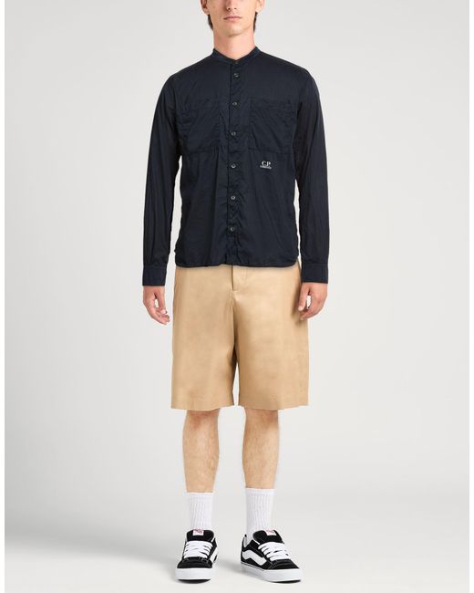 C P Company Blue Midnight Shirt Cotton for men