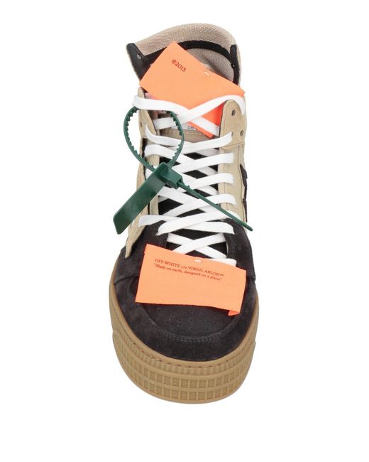 Off-White c/o Virgil Abloh Natural Sneakers Leather, Textile Fibers for men