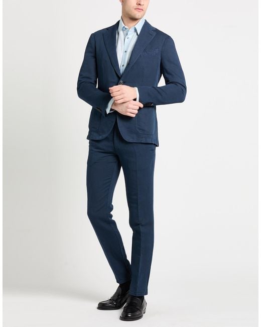 Boglioli Blue Suit for men