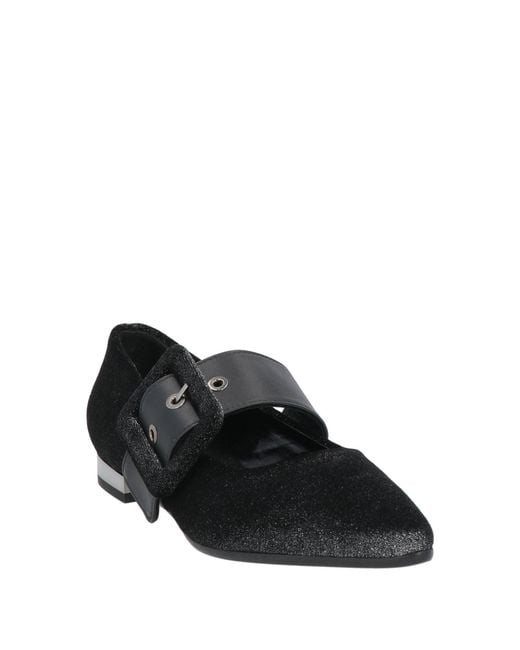 Pollini Black Ballet Flats