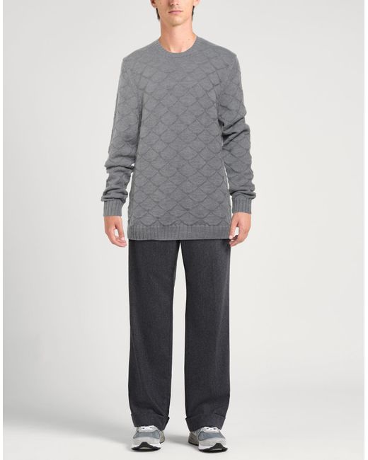 Alpha Studio Gray Sweaters for men