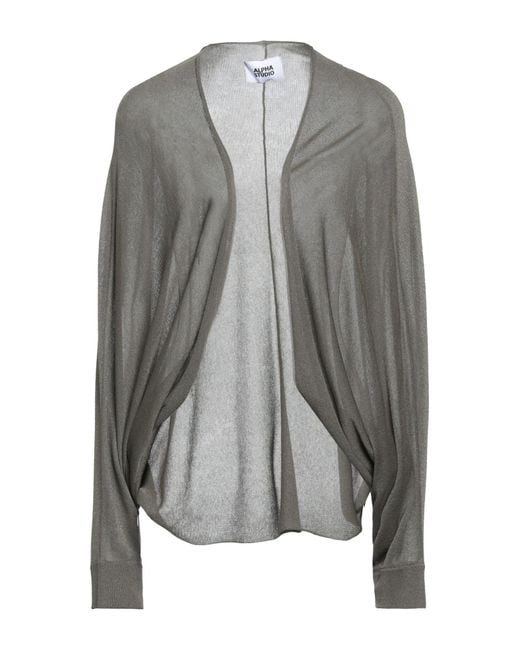 Cardigan di Alpha Studio in Gray