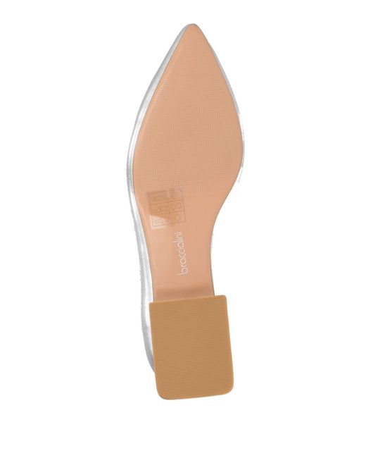 Braccialini White Ballet Flats