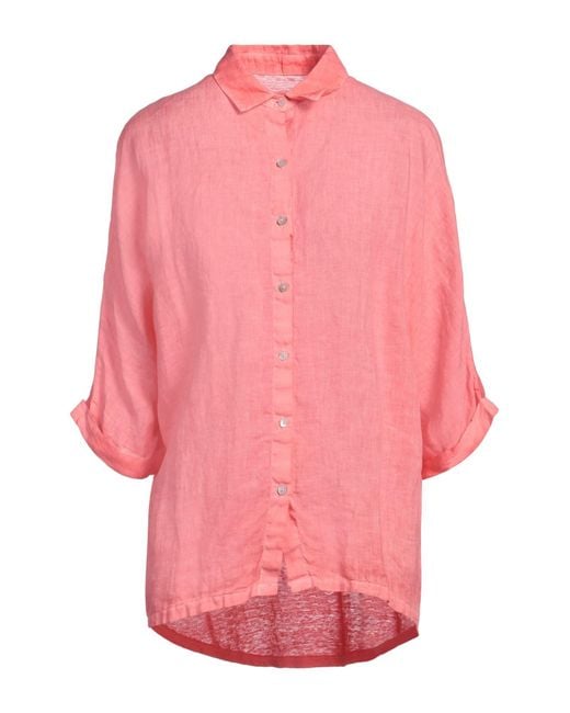 120% Lino Pink Shirt