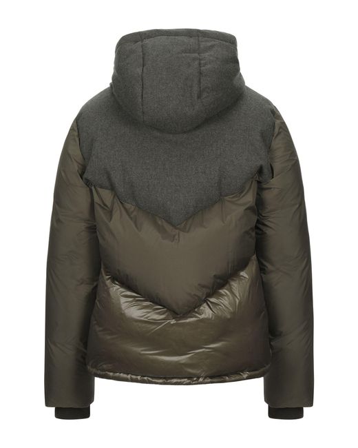 Woolrich Green Down Jacket for men