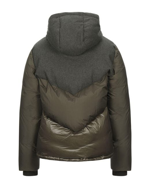 Woolrich Green Down Jacket for men
