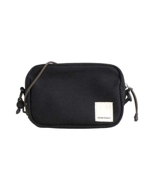 Emporio Armani Black Cross-Body Bags for men