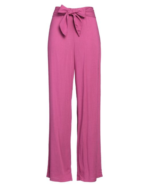 Diana Gallesi Pink Pants Viscose