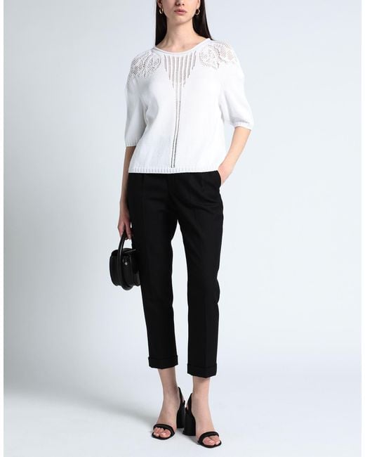 Alberta Ferretti White Sweater