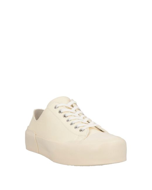 Jil Sander Natural Sneakers Leather for men