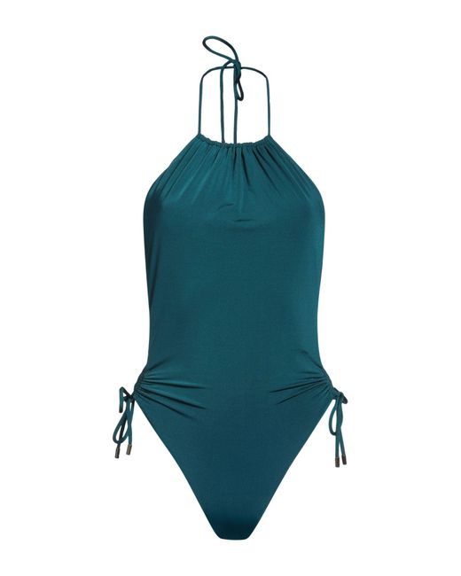 Saint Laurent Blue One-piece Swimsuit