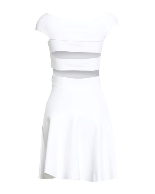 McQ Alexander McQueen White Mini-Kleid