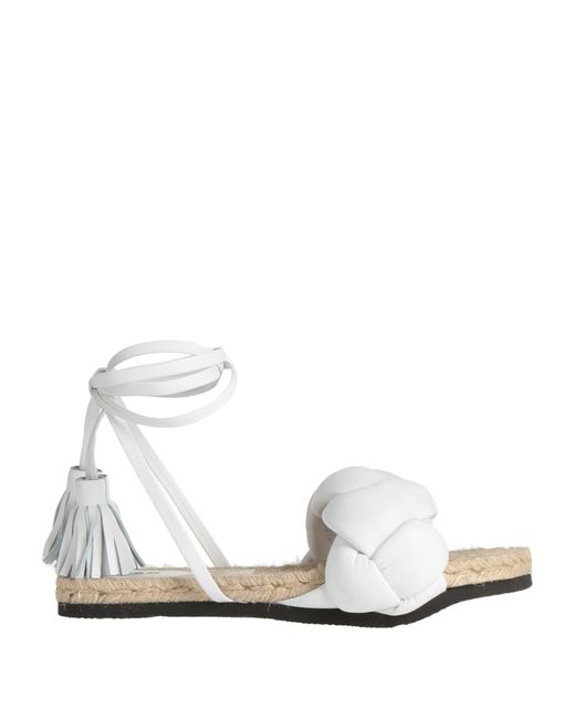 MSGM White Sandale