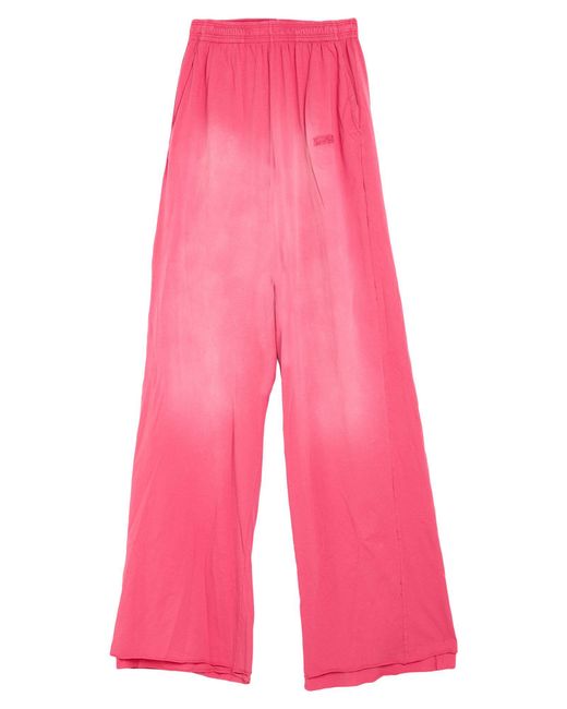 Vetements Pink Fuchsia Pants Cotton