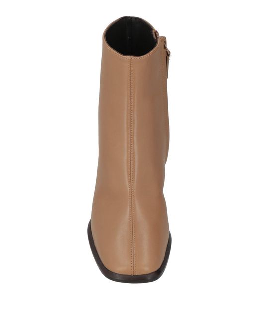 Tory Burch Brown Light Ankle Boots Leather