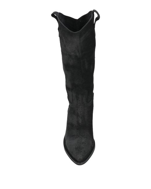 Framì Black Boot Leather