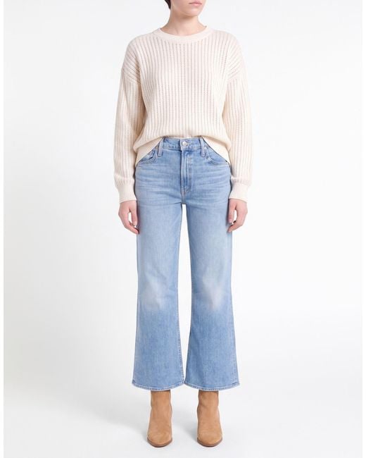 Mother Blue Jeans Cotton, Elastane