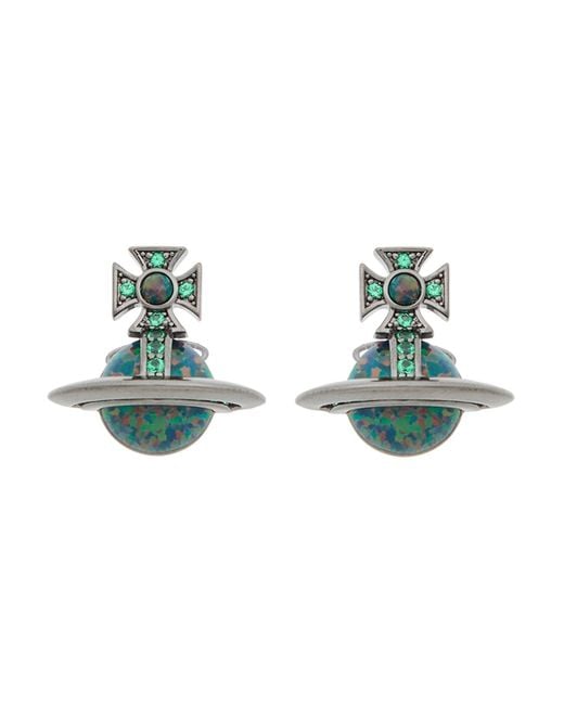Vivienne Westwood Green Earrings Brass