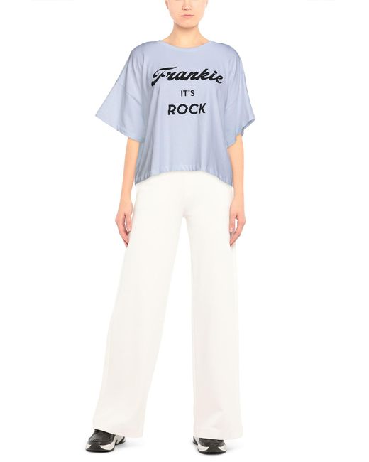 Frankie Morello Blue T-Shirt Cotton