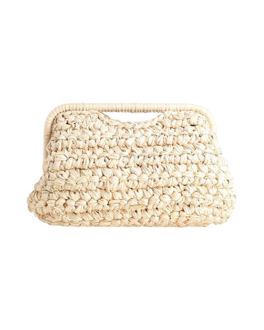 Cult Gaia Natural Handbag Straw