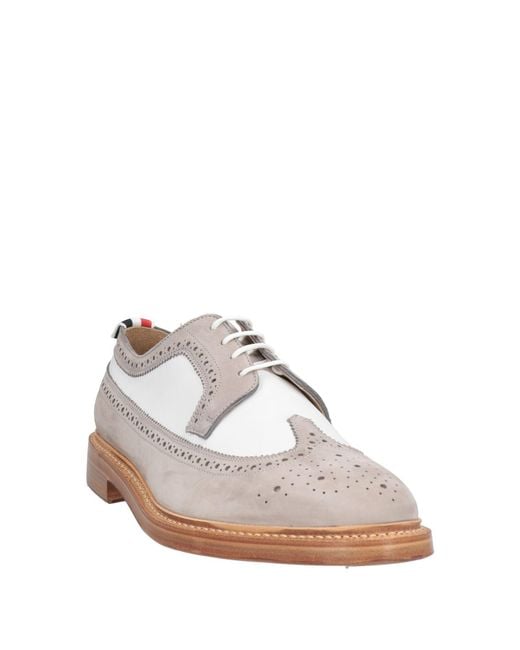 Stringate di Thom Browne in White da Uomo