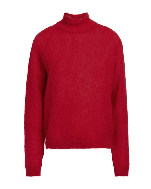 Alberta Ferretti Red Turtleneck