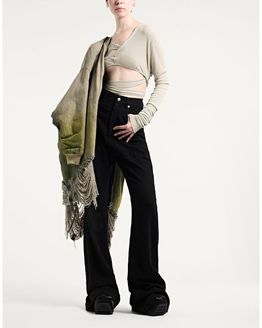 Rick Owens White Top Viscose, Silk