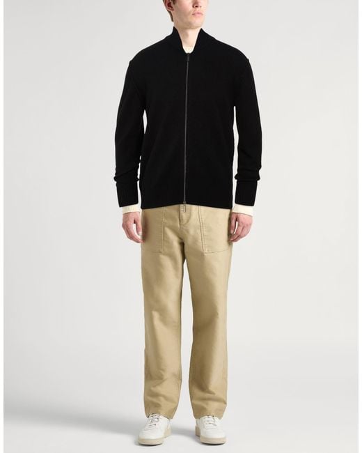 Paolo Pecora Black Cardigan for men