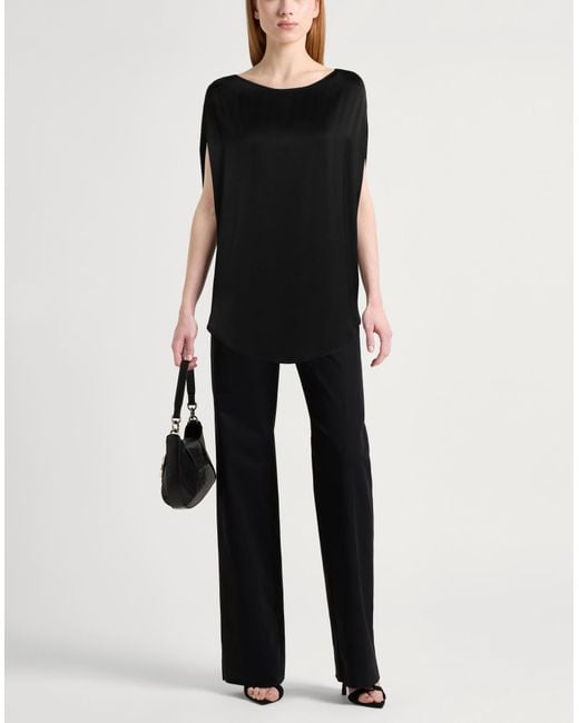 Ottod'Ame Black Top Viscose, Acetate, Silk