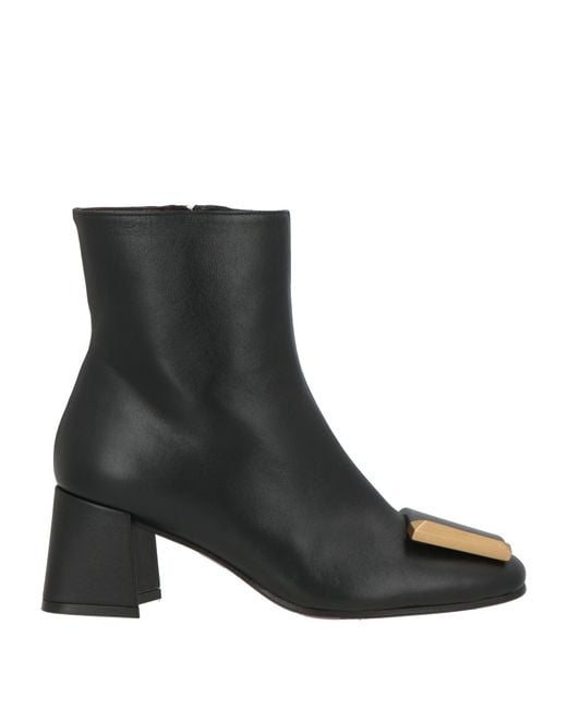 Roberto Festa Black Ankle Boots Lambskin