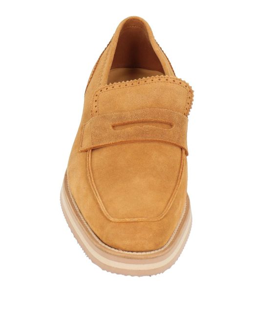 Testoni Brown Loafers Leather for men