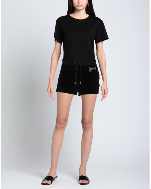 Moschino Black Shorts & Bermuda Shorts
