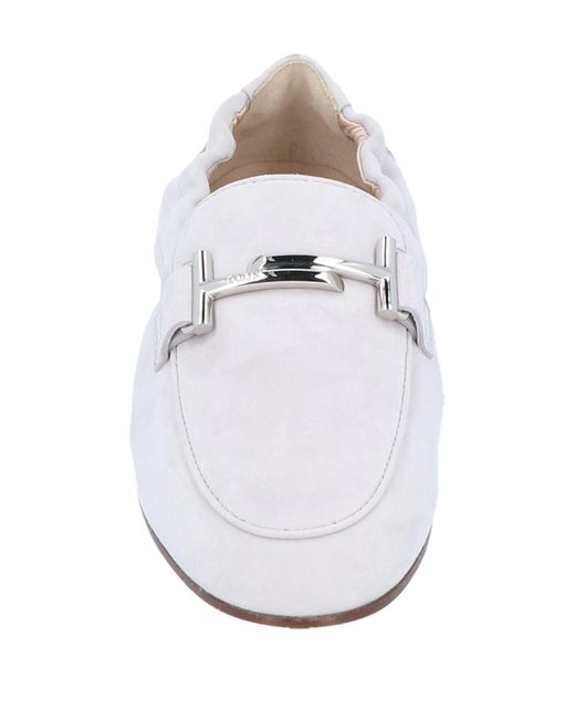Tod's White Loafer