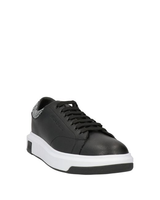 ARMANI EXCHANGE Black Sneakers for men