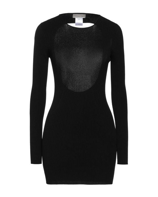 Laneus Black Mini Dress