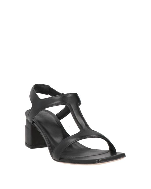Officine Creative Black Sandals Leather