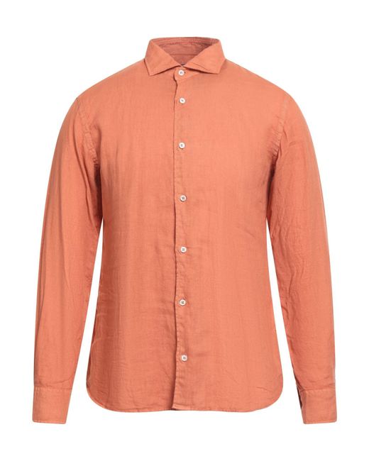 Camicia di Fedeli in Orange da Uomo