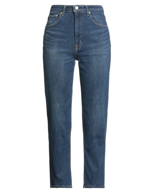 Tu Es Mon Tresor Blue Jeans Cotton, Polyester, Polyurethane