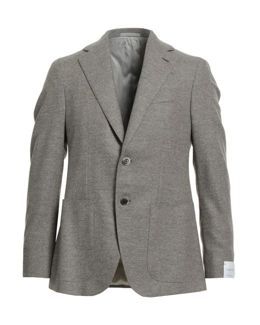 Caruso Gray Blazer Wool for men